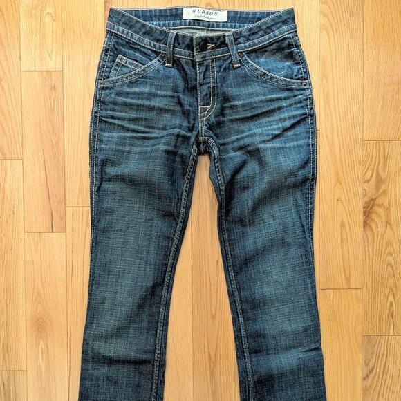 Hudson Jeans - Bootcut Triangle Flap Pocket - Size 26 - Picture 2 of 9
